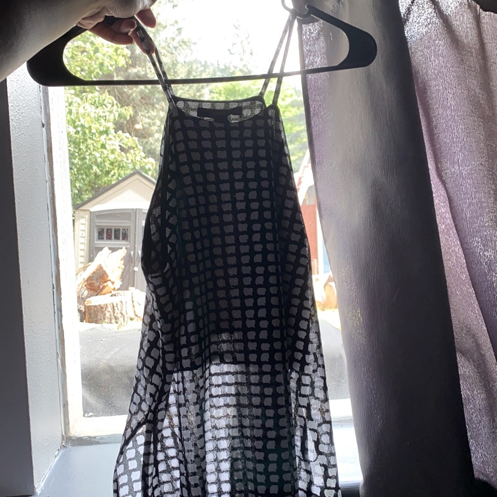 Forever 21 halter neck sheer tunic